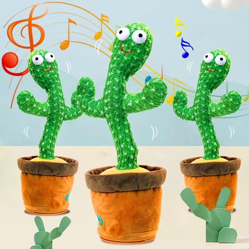 Dancing Talking Cactus Toy with USB Charge