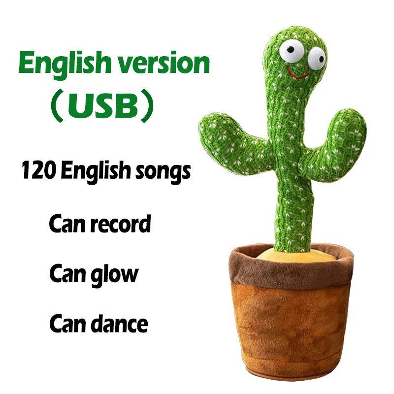 Dancing Talking Cactus Toy with USB Charge
