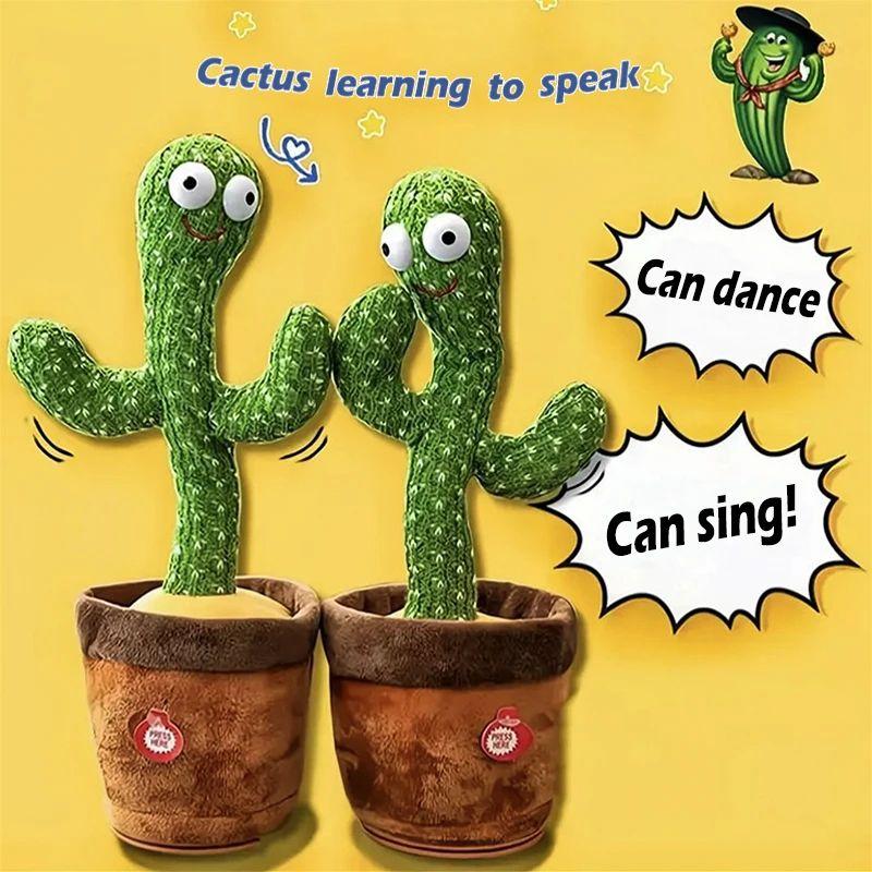 Dancing Talking Cactus Toy with USB Charge