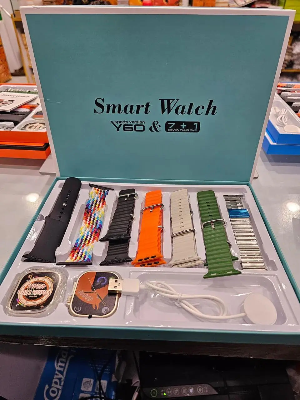Y60 Ultra 7 in1 Ultra Smart Watch