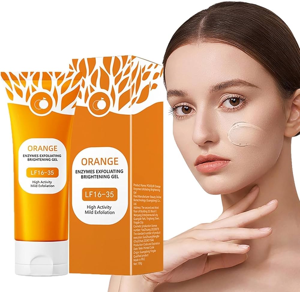 Orange Enzymes Exfoliating Brightening Gel (LF16-35) – Skincare Gel - 50g