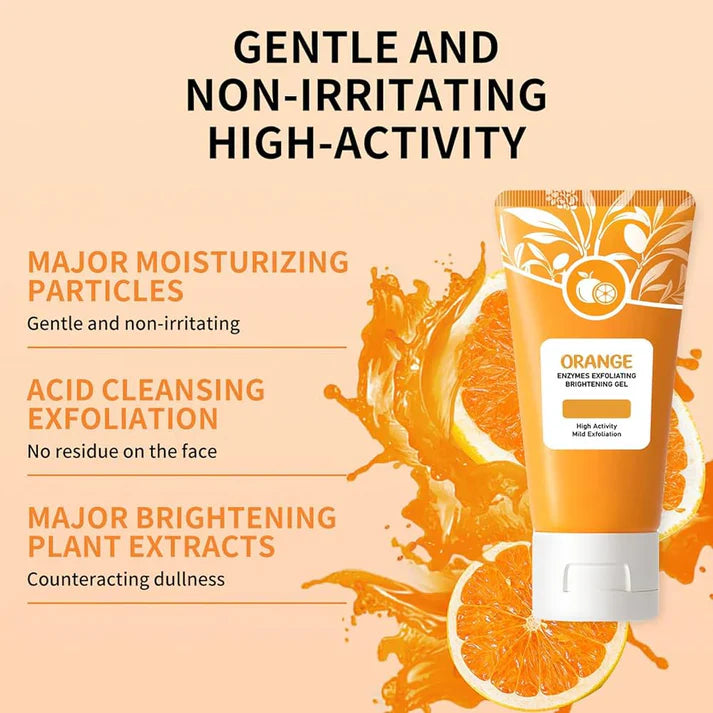 Orange Enzymes Exfoliating Brightening Gel (LF16-35) – Skincare Gel - 50g
