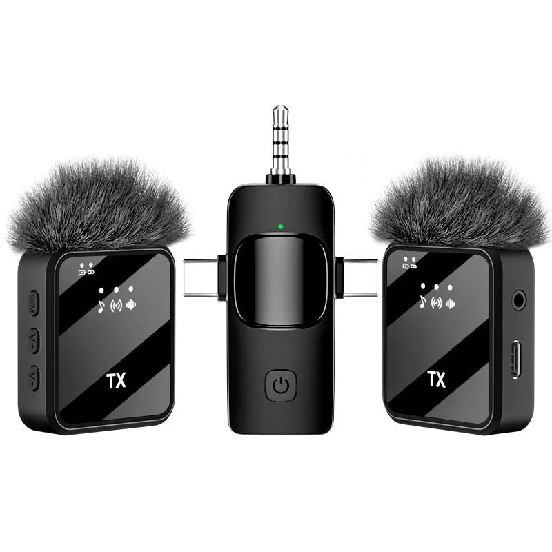 F11 Double MIC ANC + ECHO Mode with Wind Muff Cover. (TypeC + iPhone + Android)