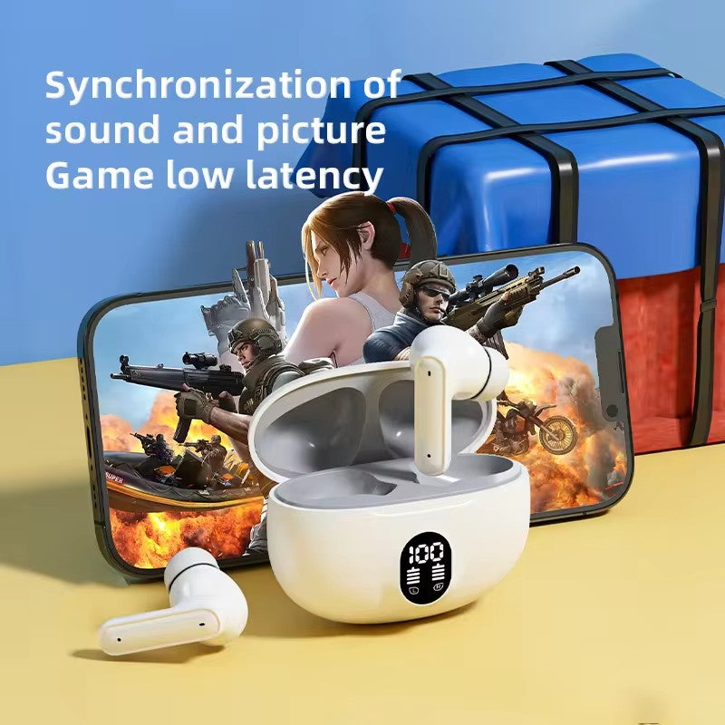 Wireless Bluetooth Earbuds with Digital LED Display Charging Case – Premium TWS Earphones