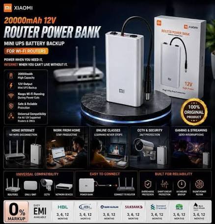 M.I Xiaomi Router Power Bank | WiFi Router Power Bank